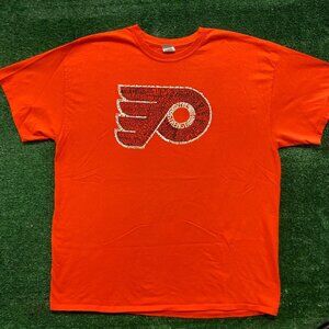 Vintage Y2K Philadelphia Flyers Shirt NHL Hockey Logo Tee
